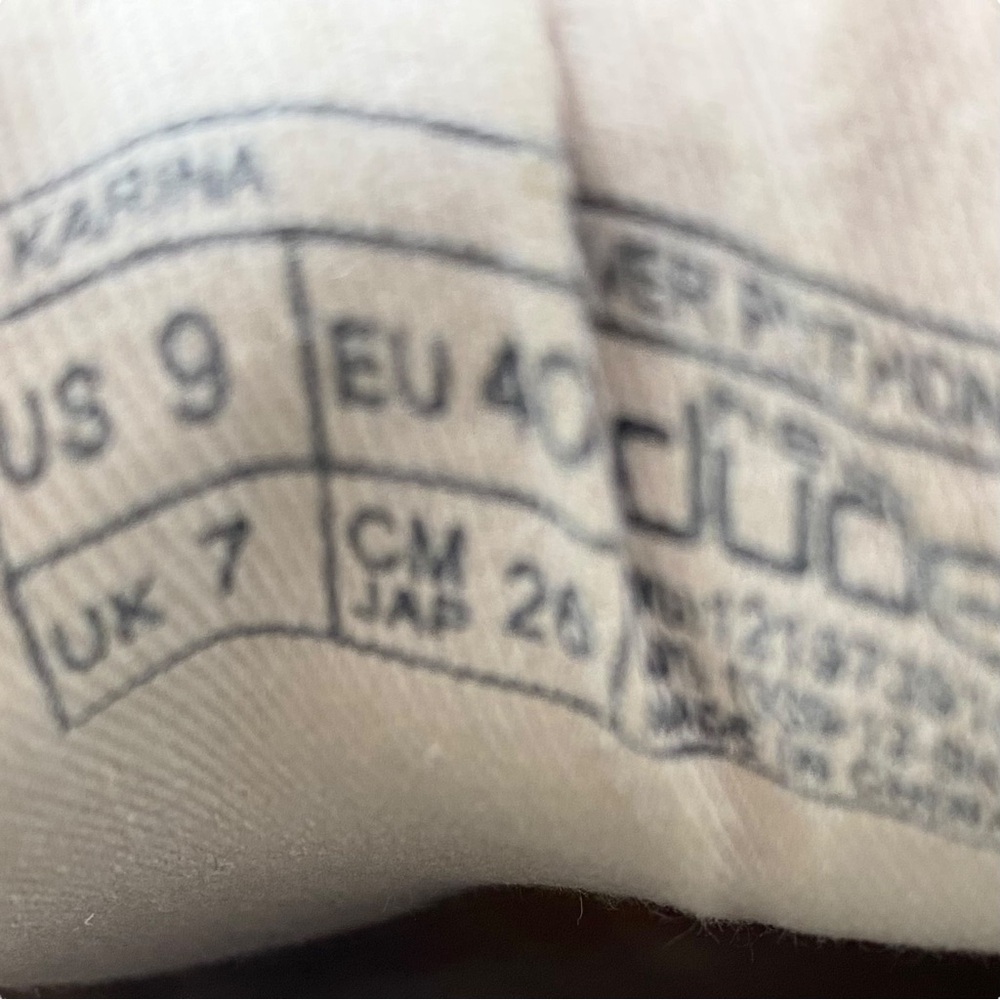 Hey Dude Karina Silver Python Lace Up Sneaker Sho… - image 8